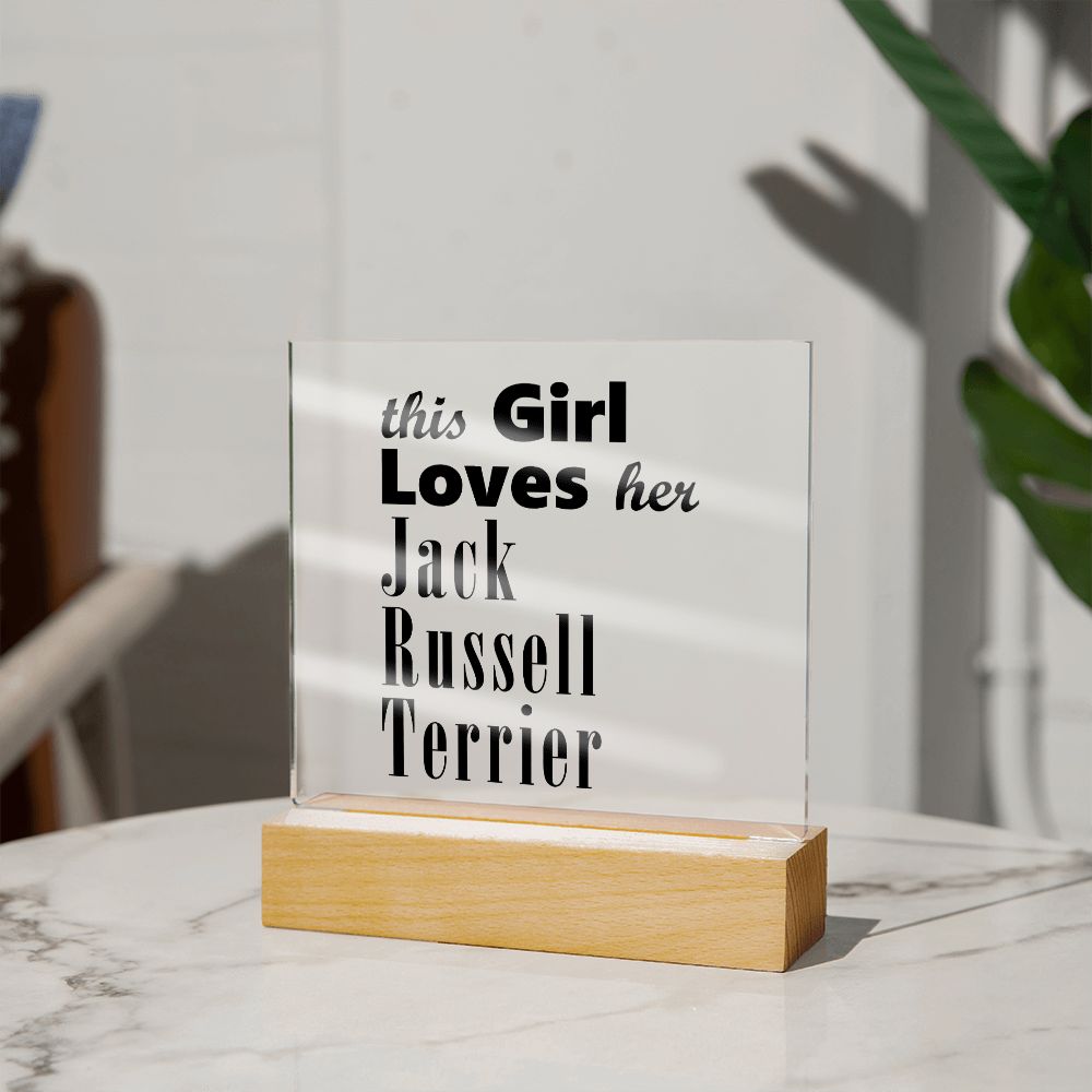 Jack Russell Terrier - Square Acrylic Plaque