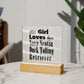 Nova Scotia Duck Tolling Retriever - Square Acrylic Plaque