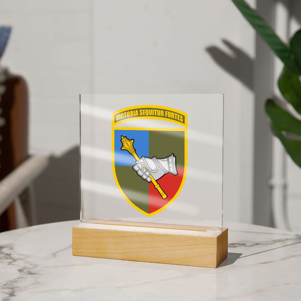 Ground Forces Command (Ukraine) - Square Acrylic Plaque