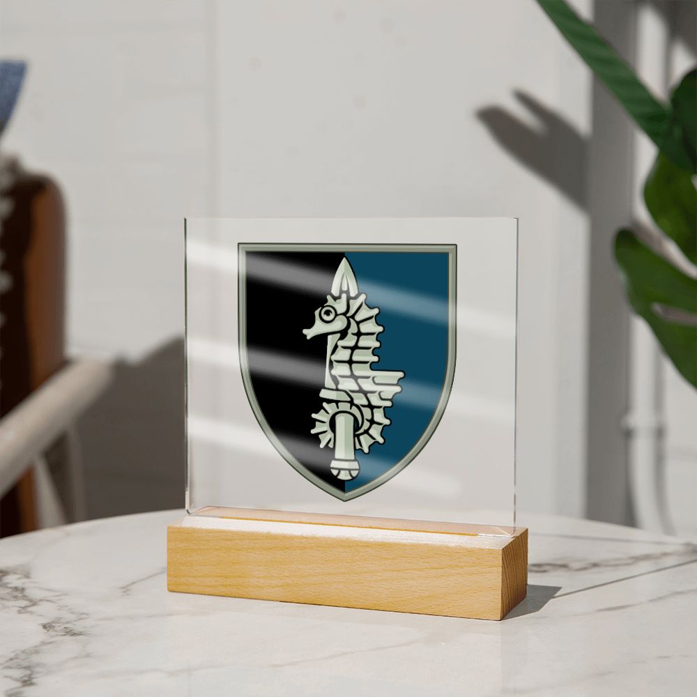 73rd Maritime Special Operations Center (Ukraine) - Square Acrylic Plaque