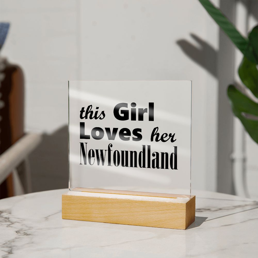 Newfoundland - Square Acrylic Plaque