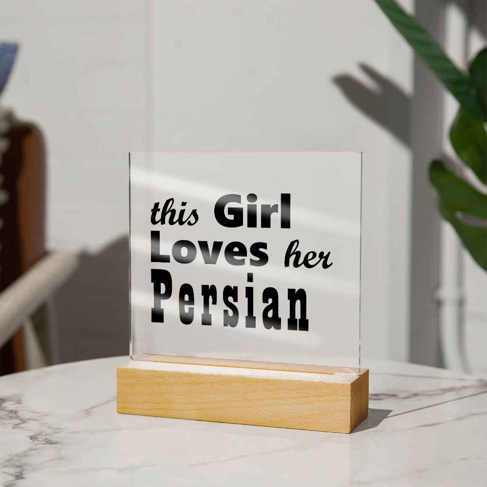 Persian - Square Acrylic Plaque