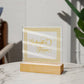 Godmother of the Groom (Gold) - Square Acrylic Plaque
