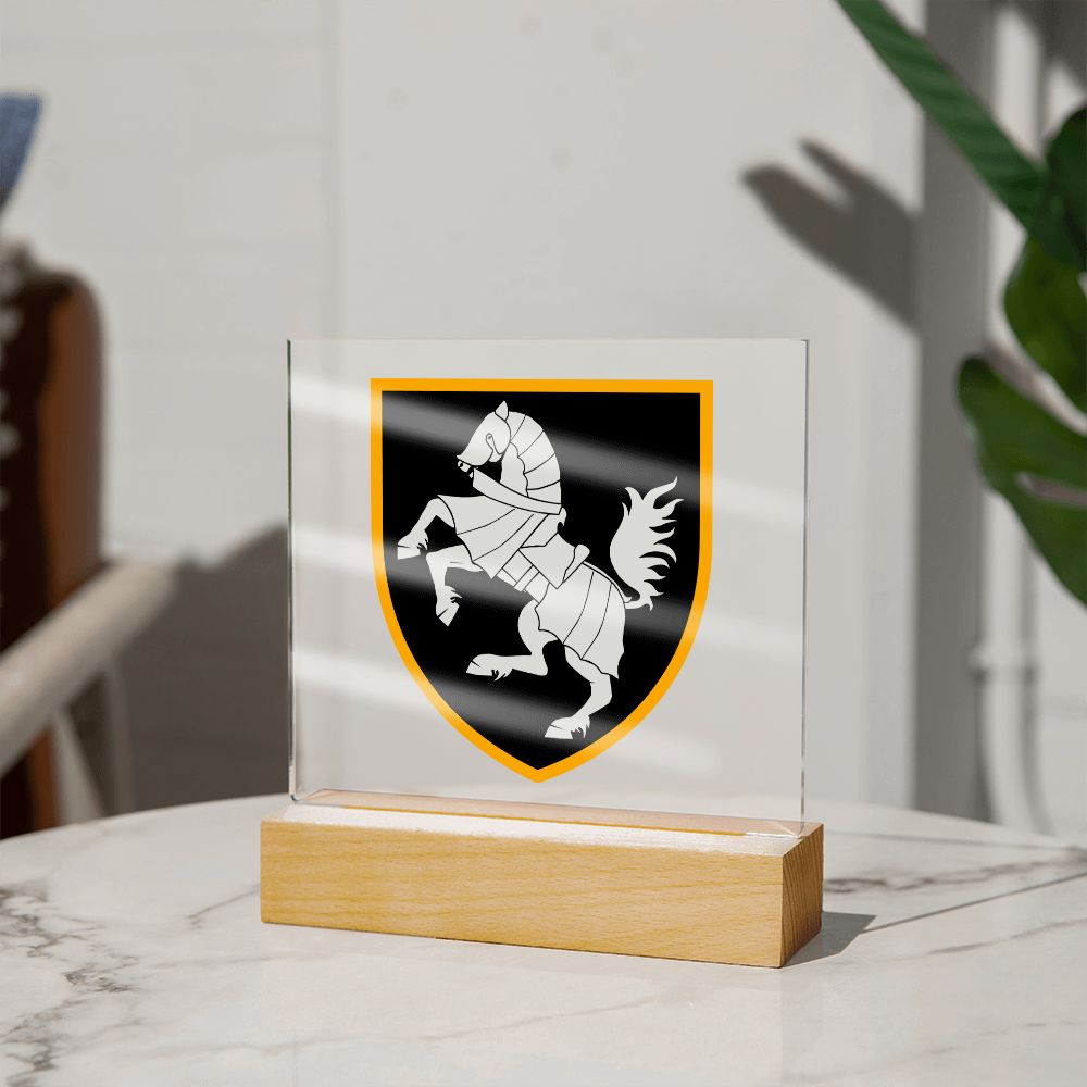 1st Tank Brigade (Ukraine) - Square Acrylic Plaque