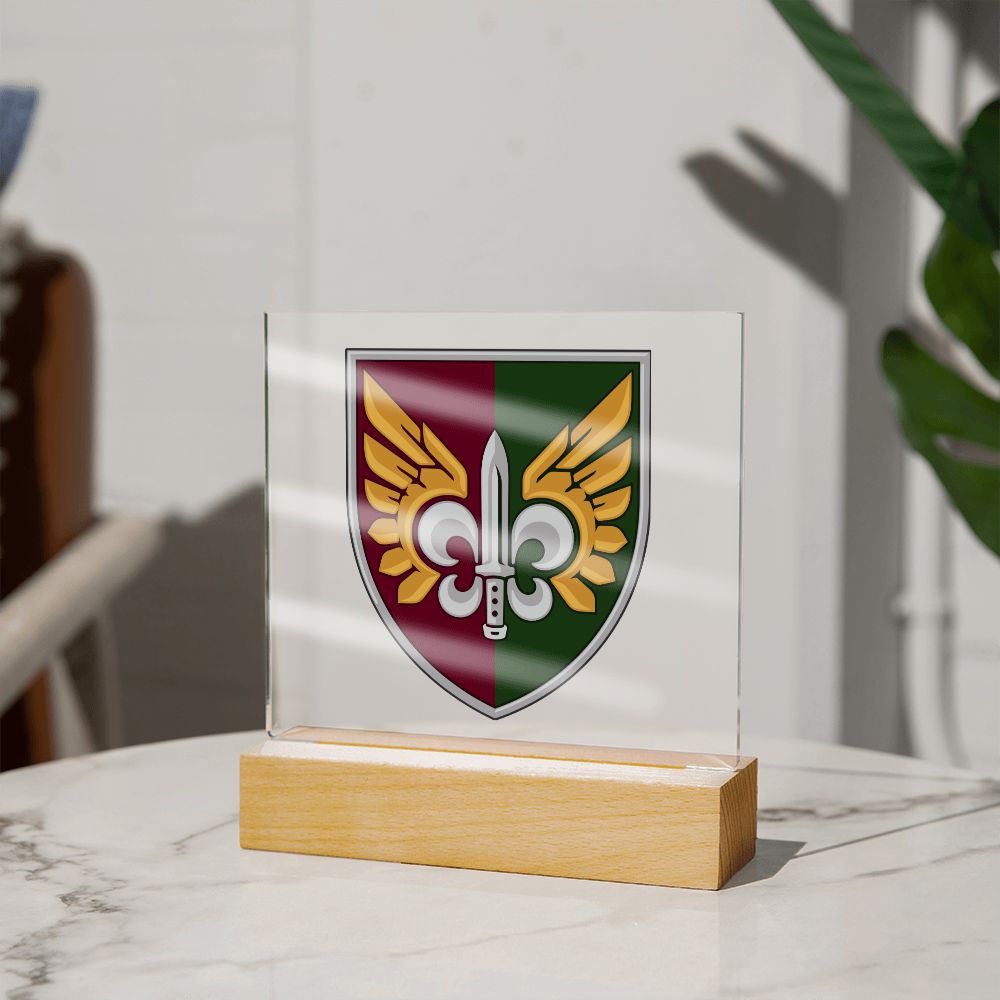 132nd Reconnaissance Battalion (Ukraine) - Square Acrylic Plaque