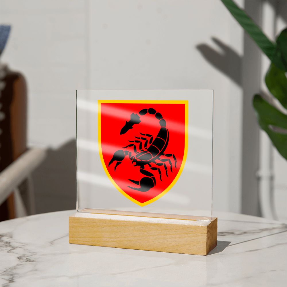 19th Missile Brigade (Ukraine) - Square Acrylic Plaque