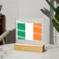 Irish Flag - Square Acrylic Plaque