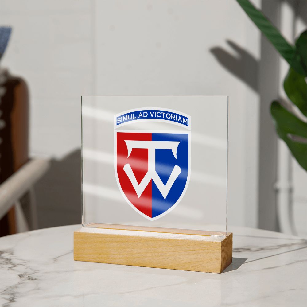 58th Motorized Infantry Brigade (Ukraine) - Square Acrylic Plaque