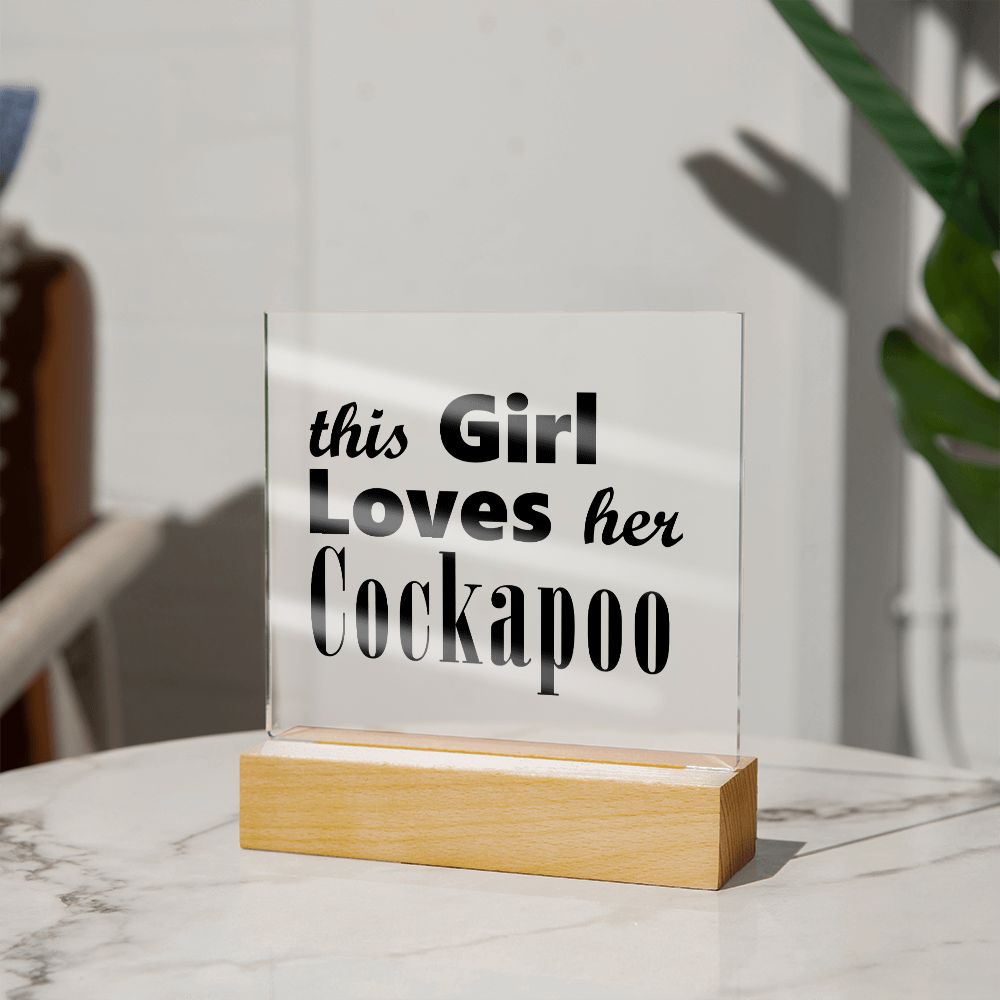 Cockapoo - Square Acrylic Plaque