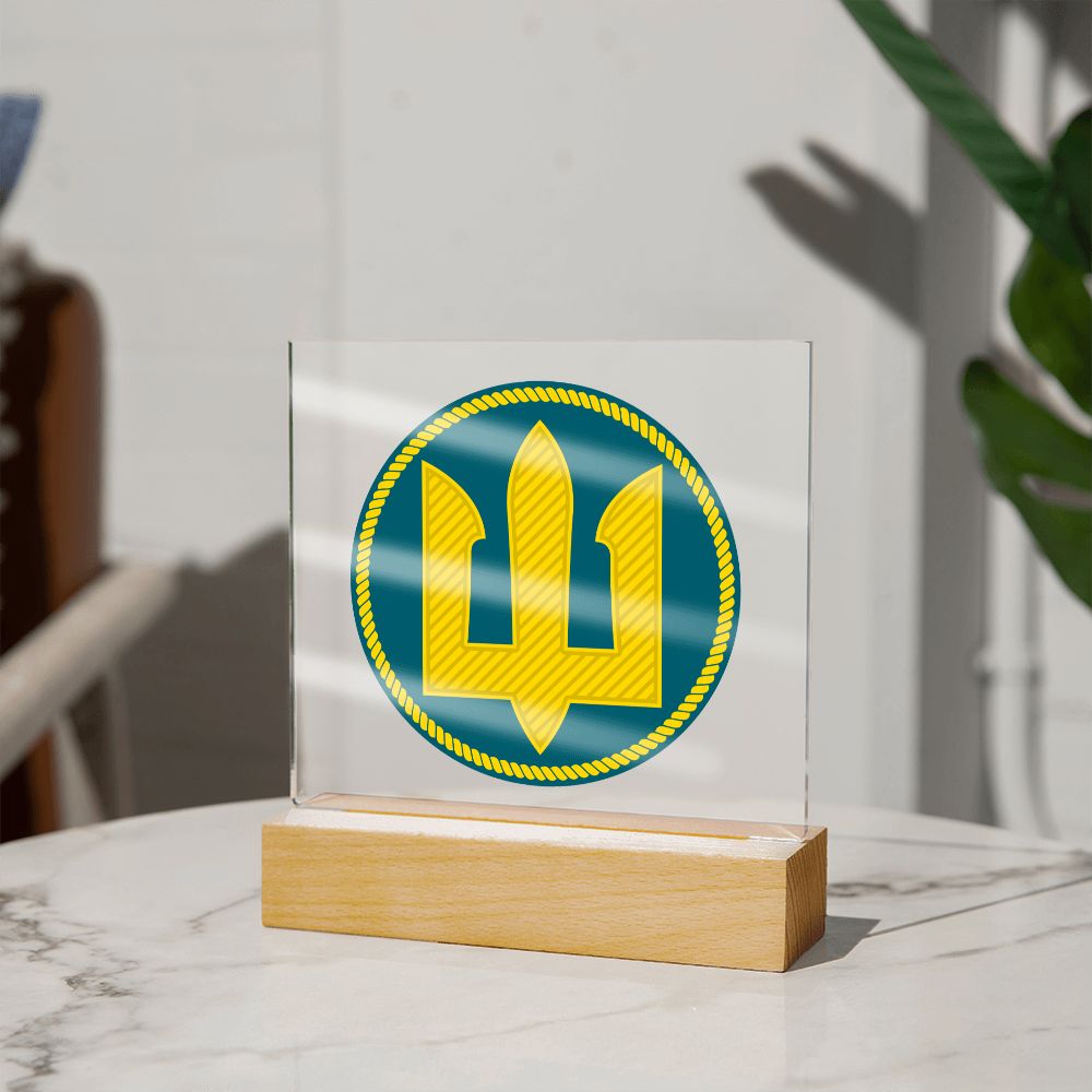 Marine Infantry (Ukraine) - Square Acrylic Plaque