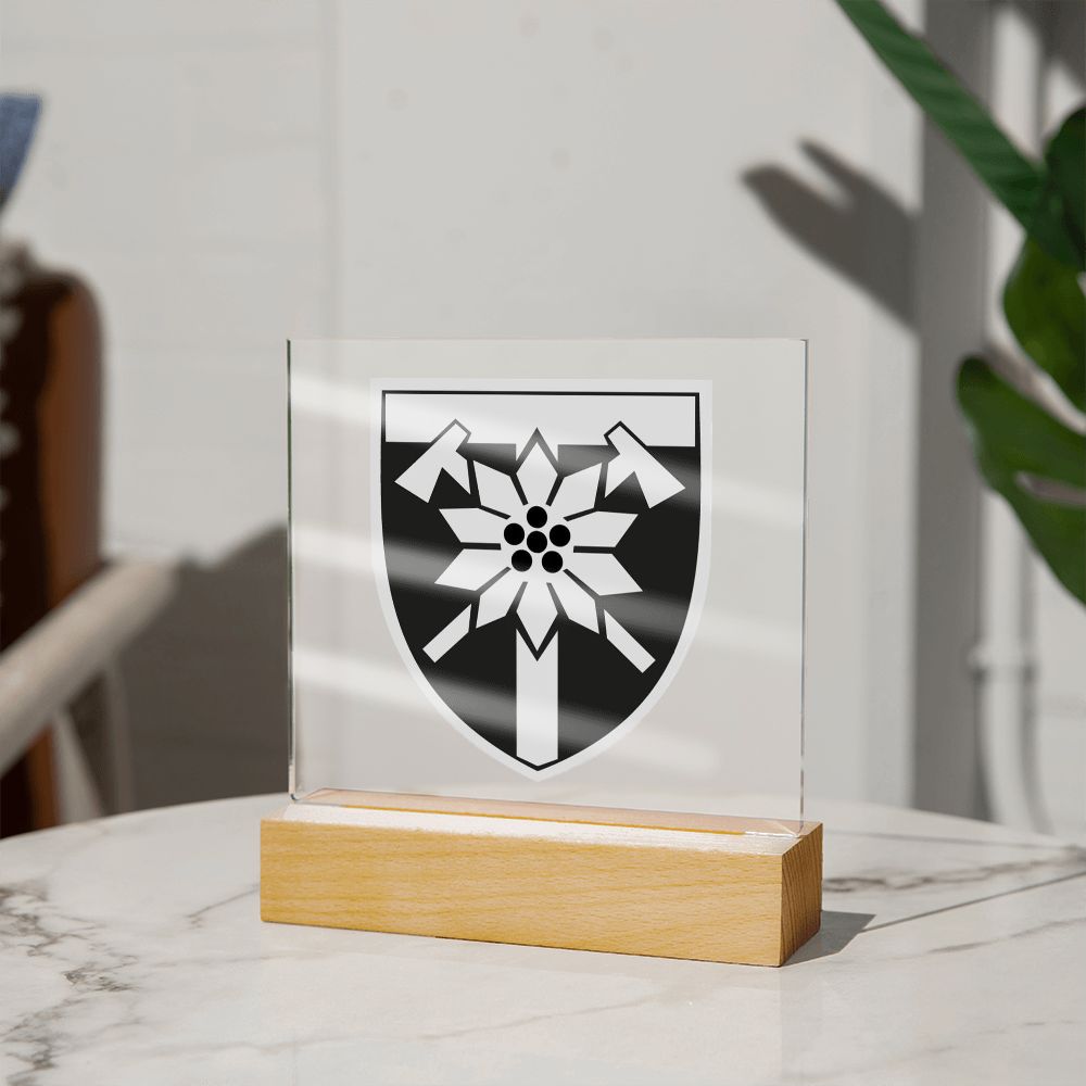 128th Mountain Assault Brigade (Ukraine) - Square Acrylic Plaque