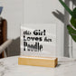 Poodle - Square Acrylic Plaque