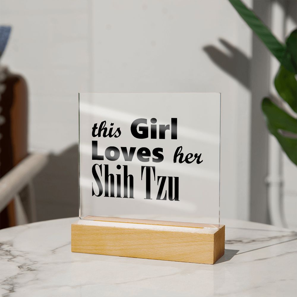 Shih Tzu - Square Acrylic Plaque