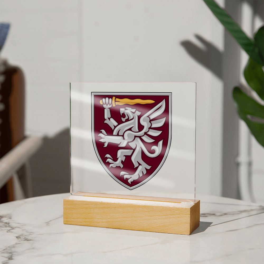 80th Air Assault Brigade (Ukraine) - Square Acrylic Plaque