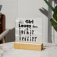 Yorkie Terrier - Square Acrylic Plaque