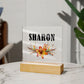 Sharon v3 - Square Acrylic Plaque