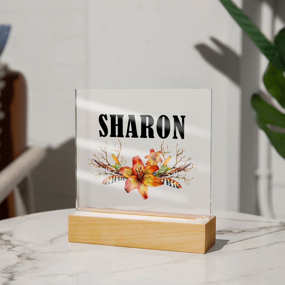 Sharon v3 - Square Acrylic Plaque