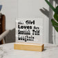 Scottish Fold Longhair - Square Acrylic Plaque
