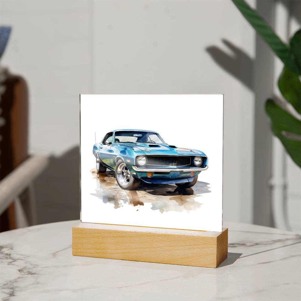 Muscle Car 12 - Square Acrylic Plaque