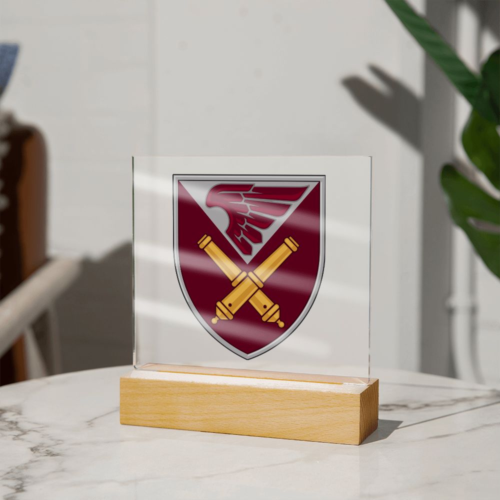 148th Self-Propelled Howitzer Battalion (Ukraine) - Square Acrylic Plaque