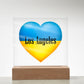 Ukrainian In Los Angeles - Square Acrylic Plaque