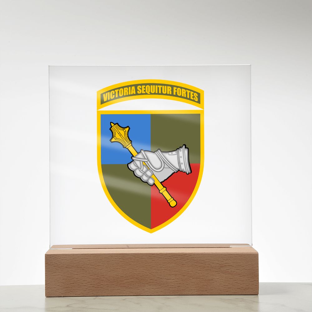 Ground Forces Command (Ukraine) - Square Acrylic Plaque