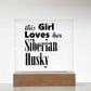 Siberian Husky - Square Acrylic Plaque