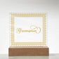 Groomsman (Gold) - Square Acrylic Plaque