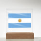 Argentinian Flag - Square Acrylic Plaque
