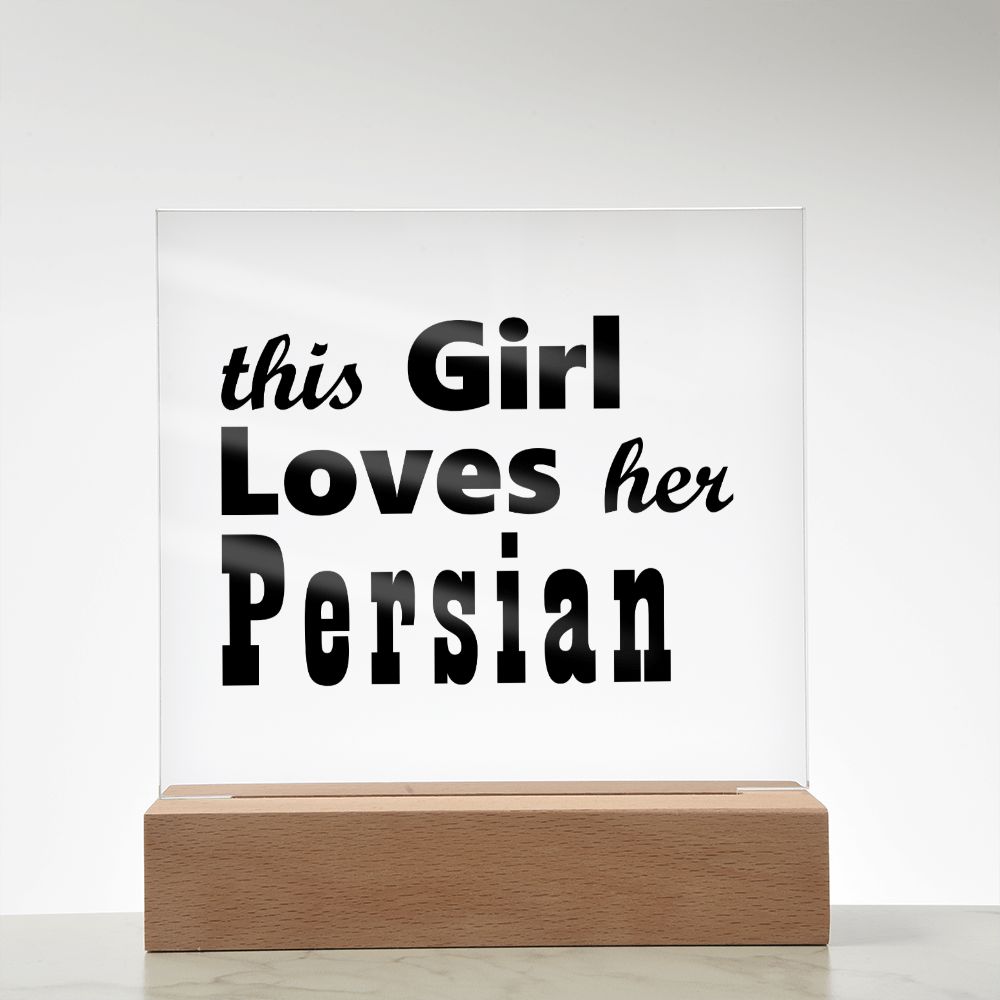 Persian - Square Acrylic Plaque
