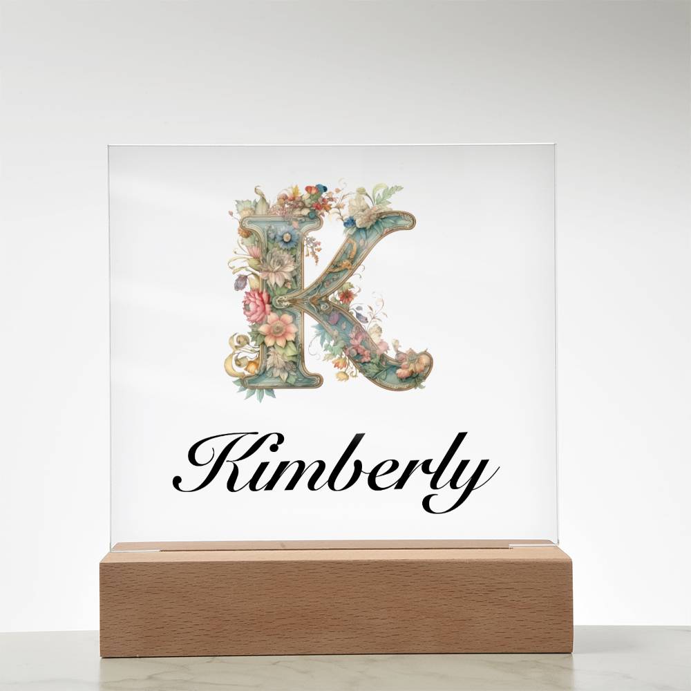 Kimberly 01 - Square Acrylic Plaque