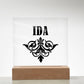 Ida v01 - Square Acrylic Plaque