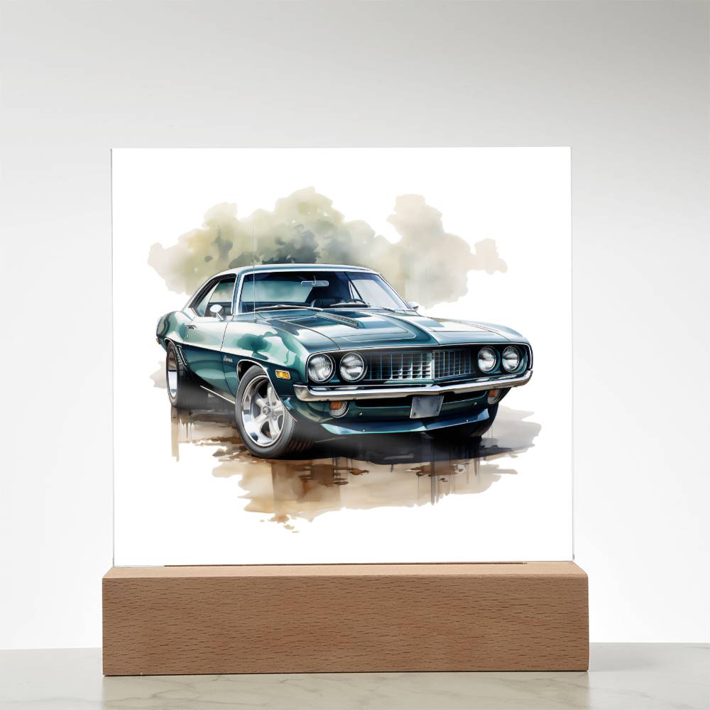 Muscle Car 13 - Square Acrylic Plaque