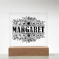 Margaret v2 - Square Acrylic Plaque