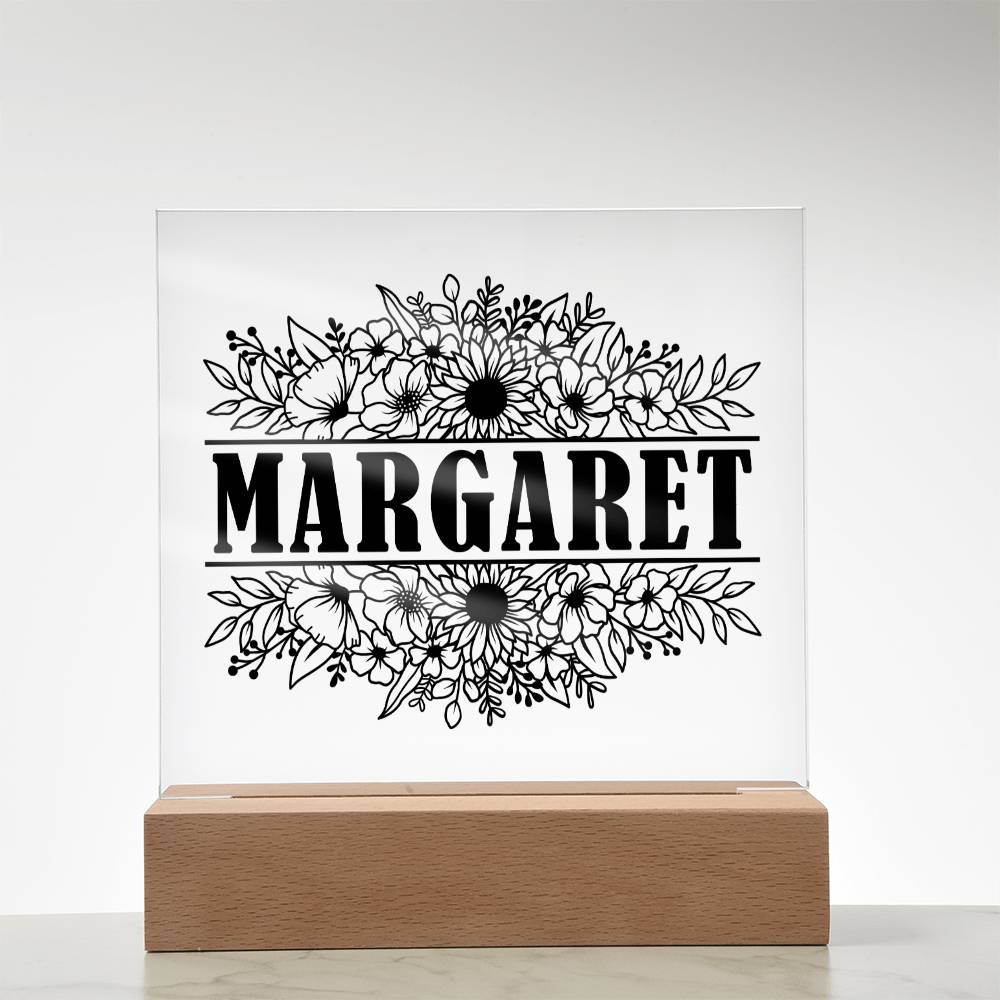 Margaret v2 - Square Acrylic Plaque