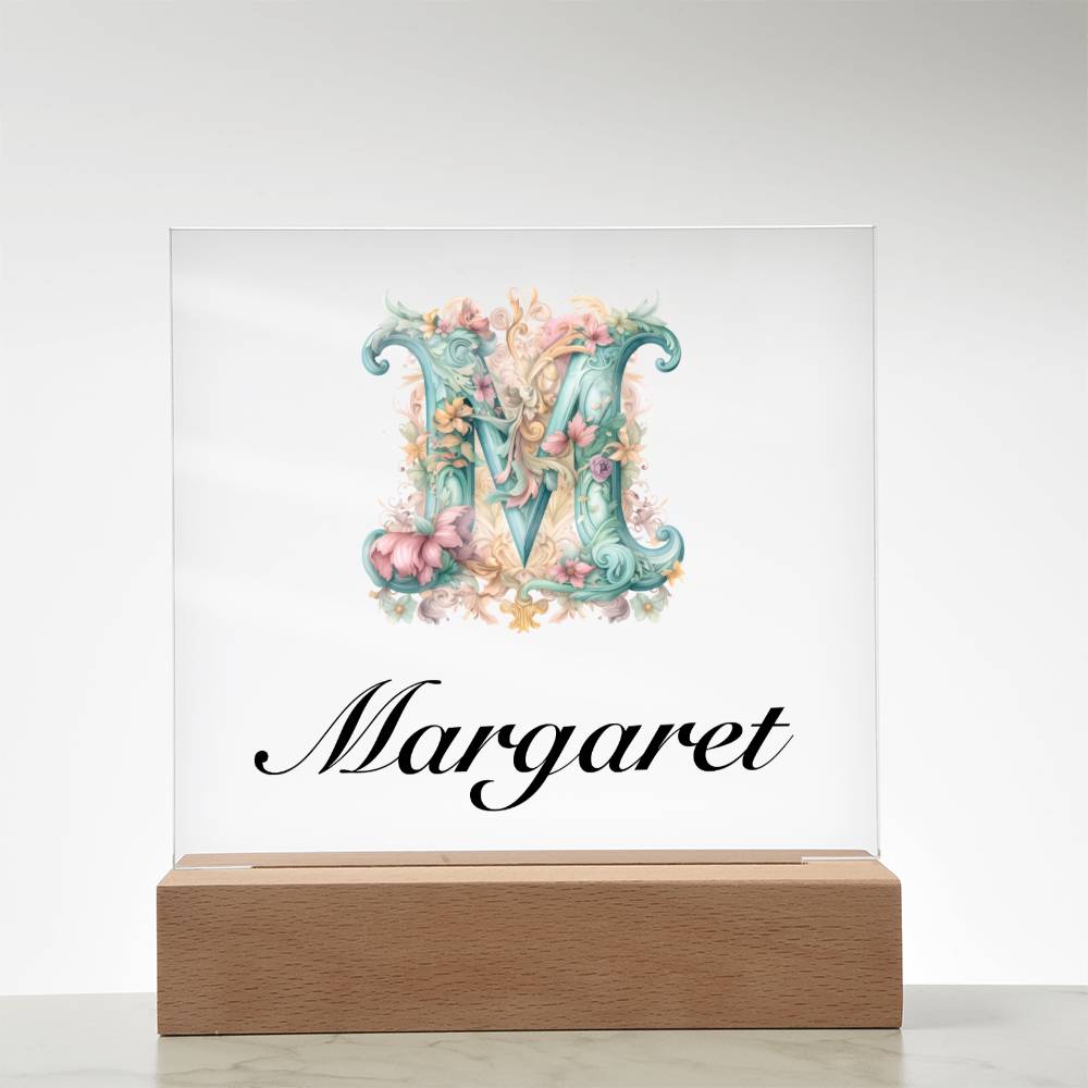 Margaret 01 - Square Acrylic Plaque
