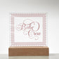 Babe Crew (Rose) - Square Acrylic Plaque