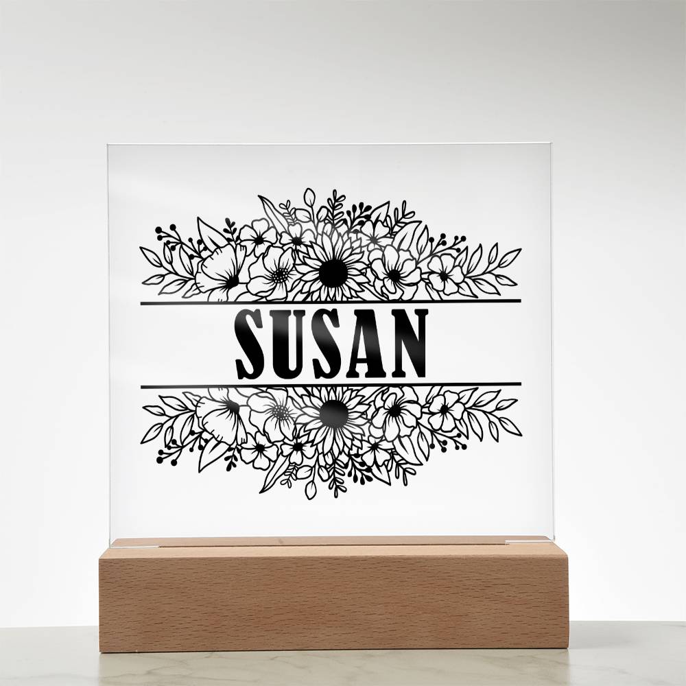 Susan v2 - Square Acrylic Plaque