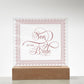 Son of the Bride (Rose) - Square Acrylic Plaque
