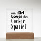 Cocker Spaniel - Square Acrylic Plaque