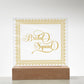 Bridal Squad (Gold) - Square Acrylic Plaque
