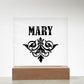 Mary v01 - Square Acrylic Plaque