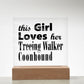 Treeing Walker Coonhound - Square Acrylic Plaque