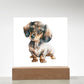 Dog Lover Collection (Watercolor) 07 - Square Acrylic Plaque