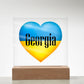 Ukrainian In Georgia - Square Acrylic Plaque