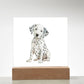 Dog Lover Collection (Watercolor) 08 - Square Acrylic Plaque