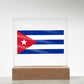 Cuban Flag - Square Acrylic Plaque