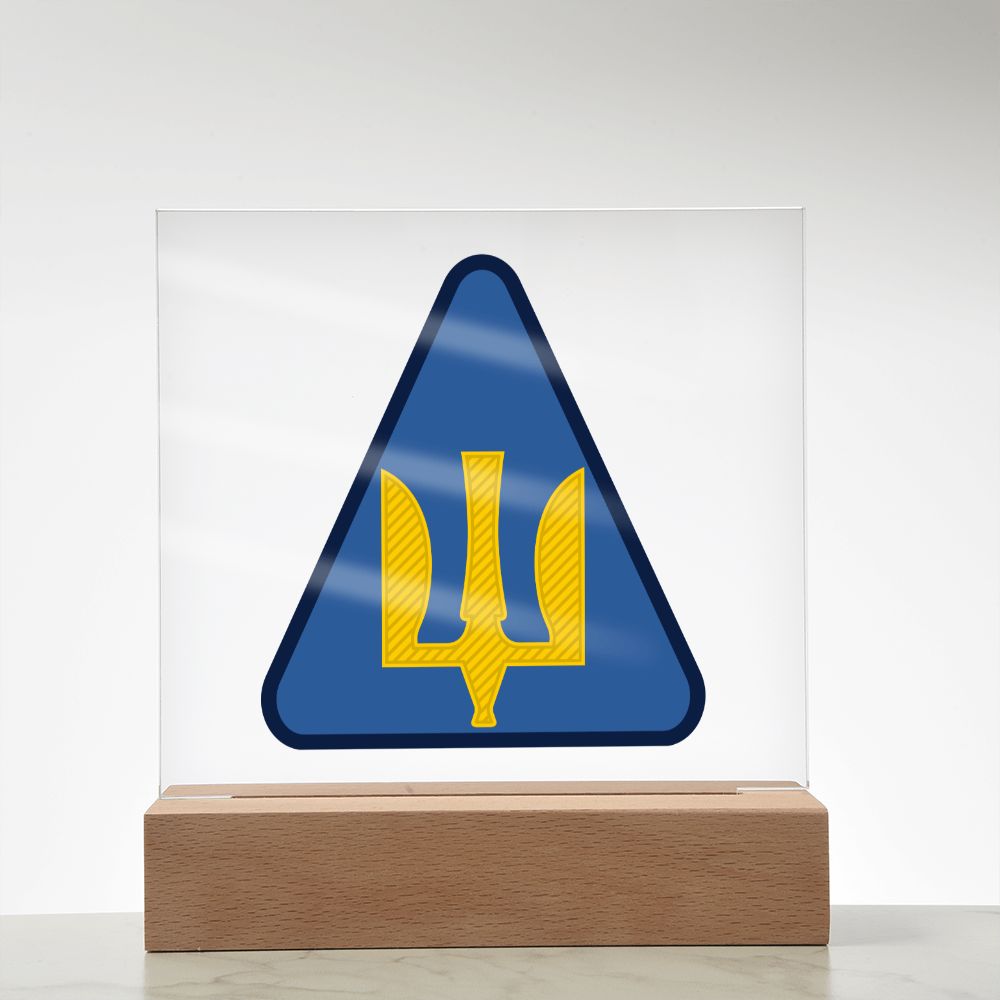 Air Force (Ukraine) - Square Acrylic Plaque