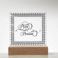 Maid of Honour (Black) - Square Acrylic Plaque