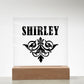 Shirley v01 - Square Acrylic Plaque